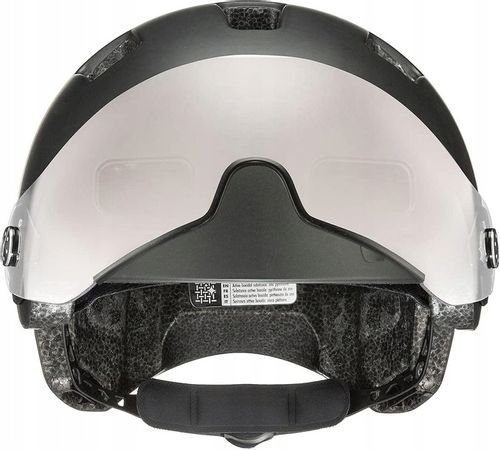 Kask Uvex Rush Visor srebrny r. 55-58 cm na Arena.pl