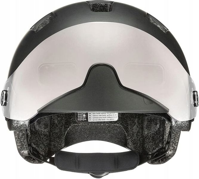 Kask Uvex Rush Visor srebrny r. 55-58 cm zdjęcie 4