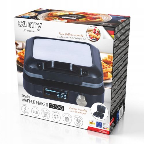 GOFROWNICA 2200W na 2 gofry XXL Timer Głębokie płyty Regulacja na Arena.pl