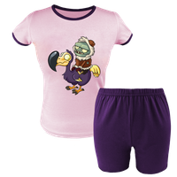 Krótka Piżama dziecięca Plants vs Zombie