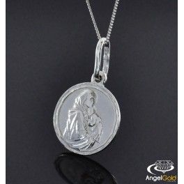 SREBRNY MEDALIK Z MATKĄ BOSKĄ PRÓBA SREBRA 925 GRAWER GRATIS! na Arena.pl
