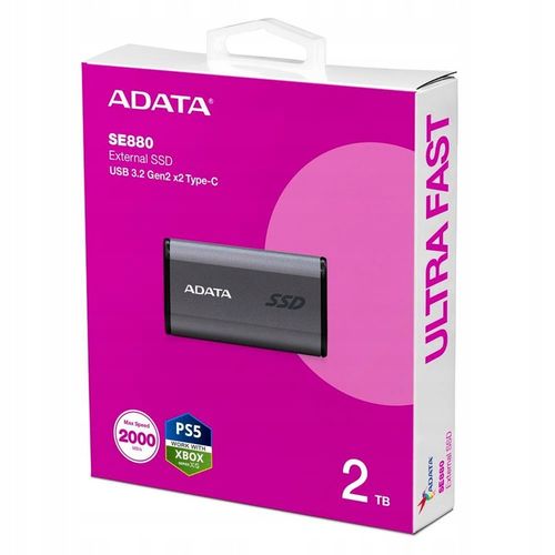 Dysk zewnętrzny SSD ADATA Elite SE880 2TB 2000 Mb/s na Arena.pl