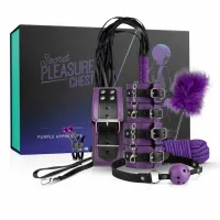 secret pleasure chest purple apprentice - zestaw bondage dla początkujących