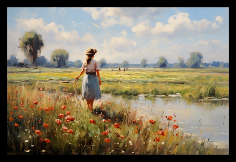 Plakat 30x20cm Wiejski Spokój zdjęcie 2