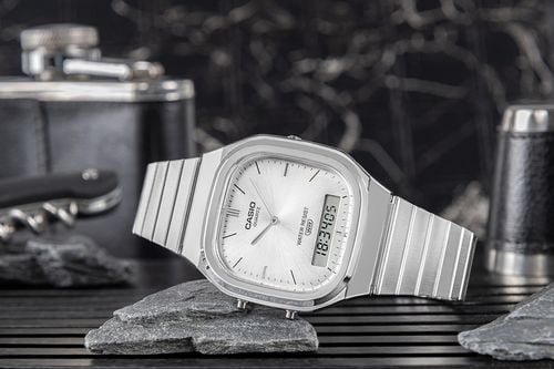 zegarek męski casio vintage aq-240e-7aef + box na Arena.pl