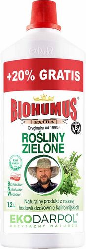 ekodarpol biohumus extra rośliny zielone 1l + 20% gratis na Arena.pl
