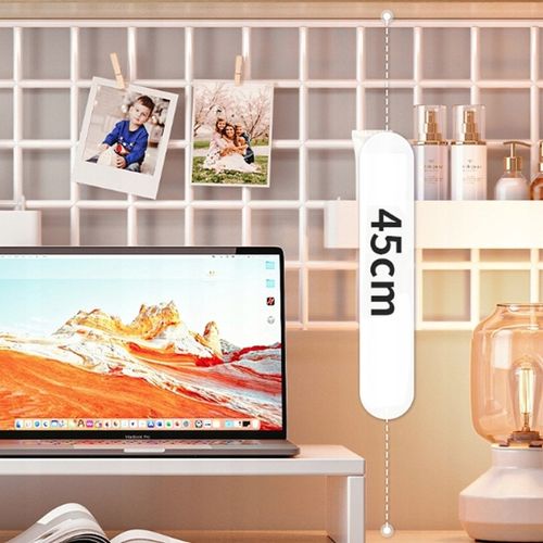 BIURKO KOMPUTEROWE JASNY DĄB LAPTOP STOLIK GAMINGOWE NOWOCZESNE LOFT na Arena.pl