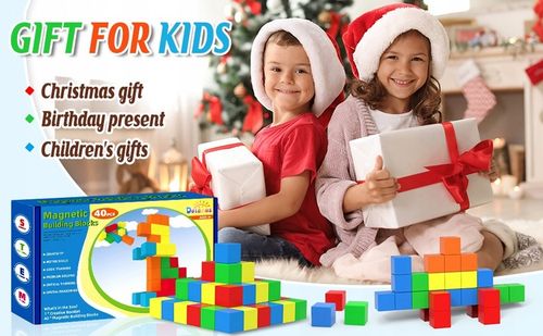 Klocki Konstrukcyjne Magnetyczne Edukacyjne Duże Zestaw Klocków Dla Dzieci na Arena.pl