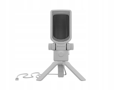 Mikrofon Genesis Radium 250 USB Statyw Biały na Arena.pl