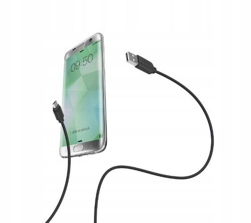 Kabel przewód USB-A - Micro-USB 2m - czarny na Arena.pl