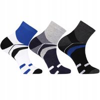 Skarpetki Męskie Bawełniane Skarpety Sportowe 3/4 MORAJ 3-PARY 39-42