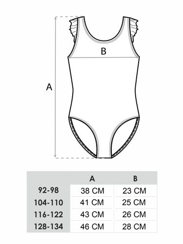Kostium strój kąpielowy dziewczęcy jednoczęściowy w paski 128-134 YOCLUB na Arena.pl