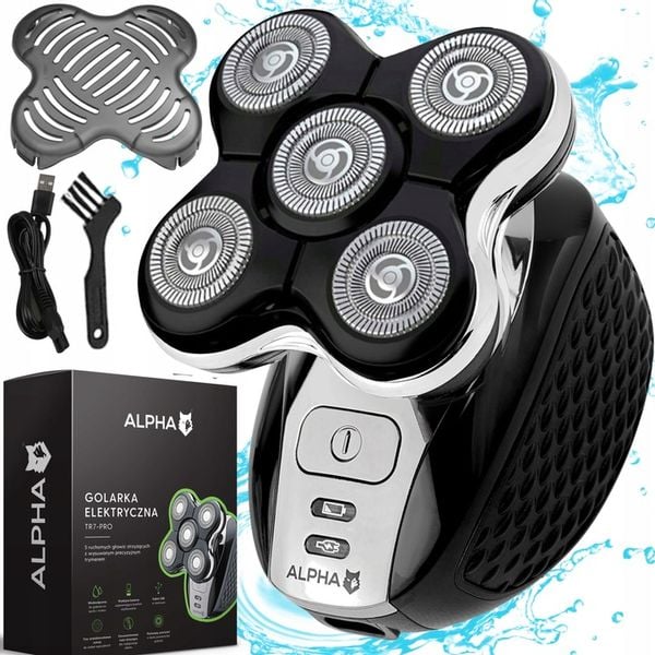 GOLARKA MĘSKA MASZYNKA DO GOLENIA BRODY GŁOWY TRYMER ALPHA zdjęcie 1
