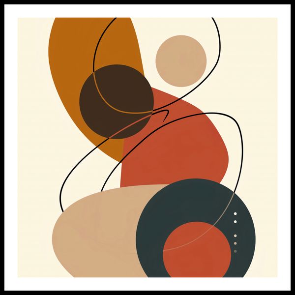 Plakat 60x60cm Geometria Harmonii zdjęcie 3