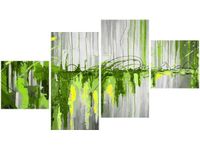 OBRAZ GREEN WATERFALL ZIELONY WODOSPAD