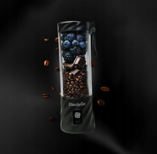 Blender BlendyGo 3 Bezprzewodowy Kielichowy USB ORYGINALNY MOC CZARNY 250W na Arena.pl