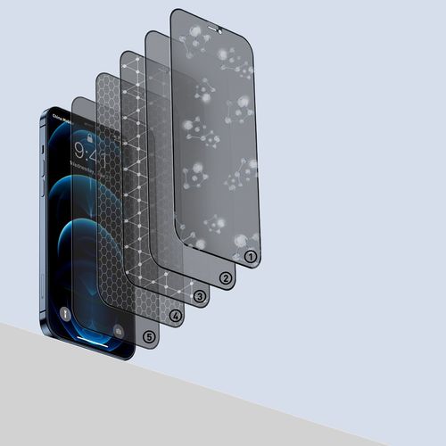 Baseus 2x Szkło Prywatyzujące do iPhone 12 12 Pro na Arena.pl