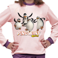 Piżama dziecięca - Pingwiny z Madagaskaru