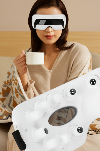 Masażer oczu Magnetyczne okulary wibracyjne do masażu okolic oczu skroni na Arena.pl