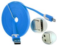 płaski kabel przewód micro usb do samsung huawei xiaomi wytrzymały 1m