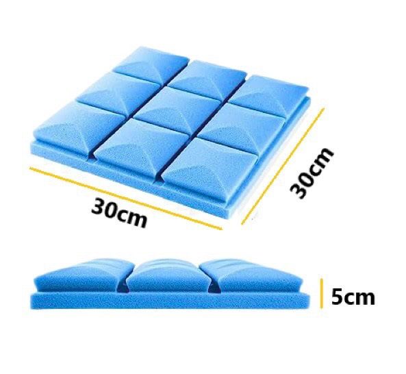 48x PIANKA MATA WYGŁUSZAJĄCA SAMOPRZYLEPNA AKUSTYCZNA 4m2 30x30x5 zdjęcie 2