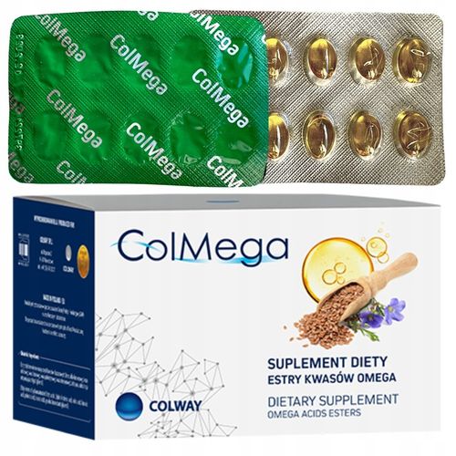 COLVITA liofilizowany KOLAGEN Rybi w kaps.+ Algi+ Wit.E 120k. + PREZENT na Arena.pl