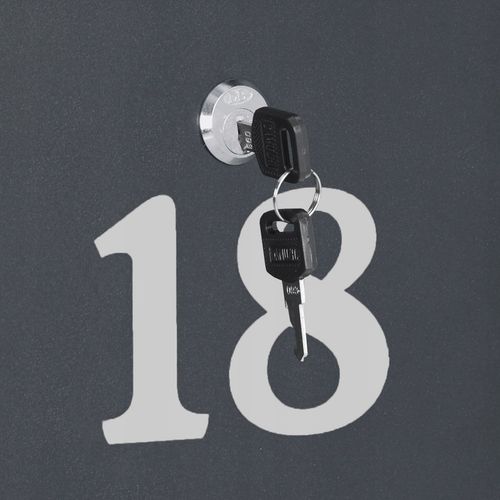 SKRZYNKA POCZTOWA NA LISTY POCZTĘ Z NUMEREM DOMU NAZWĄ ULICY NAPIS ANTRACYT na Arena.pl