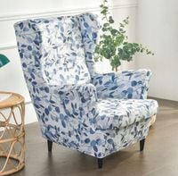 Pokrowiec Na Fotel Uszak Liście Wzory Elastyczny [22Ew7]