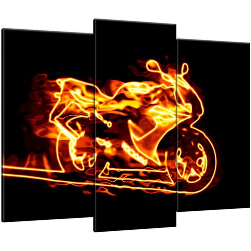 Obraz Tryptyk 90X70 Motor Motor na Arena.pl