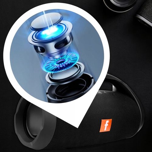 Głośnik Bluetooth Bezprzewodowy BOOMBOX Mobilny USB RADIO LED MP3 na Arena.pl