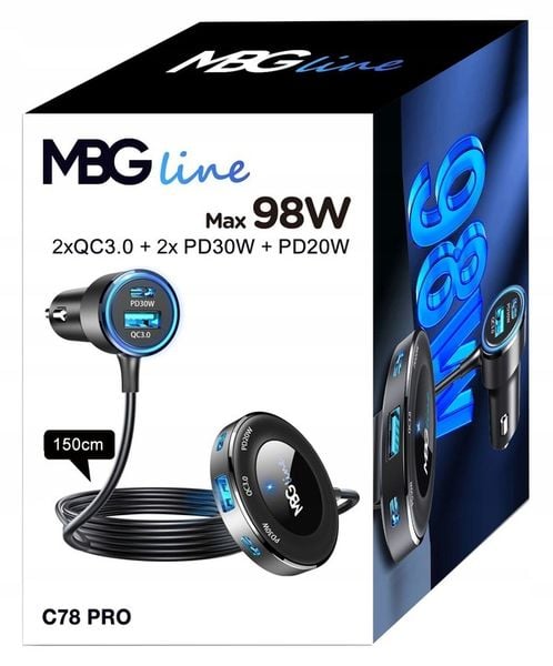 Ładowarka samochodowa MBG LINE C78 Pro zdjęcie 11
