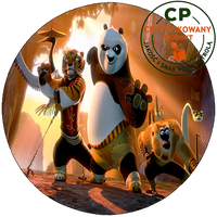 Opłatek na tort Kung fu Panda