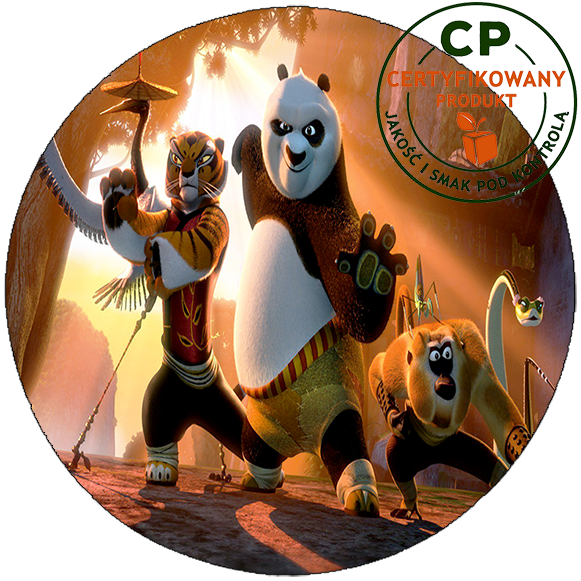 Opłatek na tort Kung fu Panda zdjęcie 1