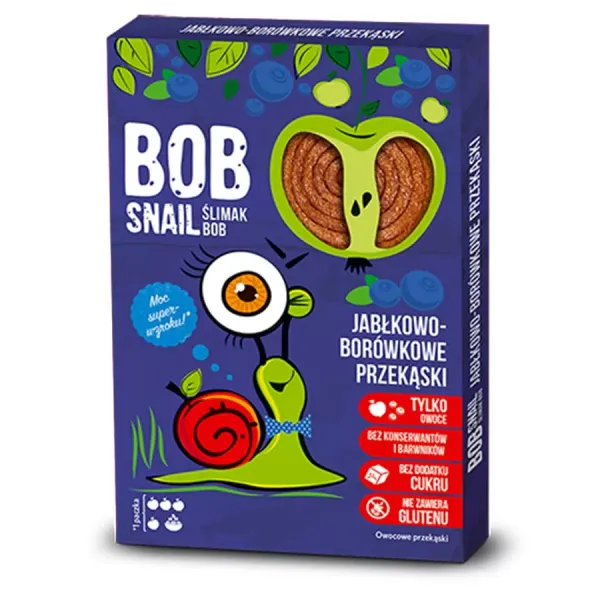 Bob Snail jabłko-borówka, 60g zdjęcie 1