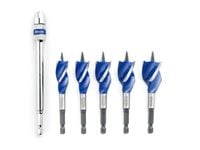 zestaw wierteł do drewna blue groove 6x 5 el. - i-1922007