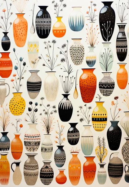 Plakat 68x98cm Symfonia Wazonów zdjęcie 1