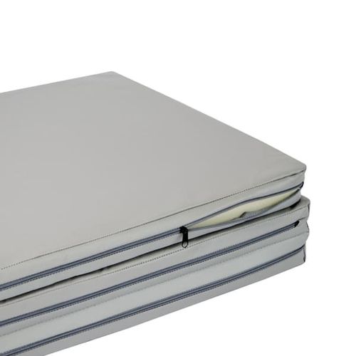 materac gimnastyczny Gamma 150x100 trzyczęściowy 8 cm szary na Arena.pl