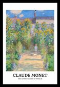 Plakat 20x30cm Design Artist Garden, Monet Vintage do Salonu