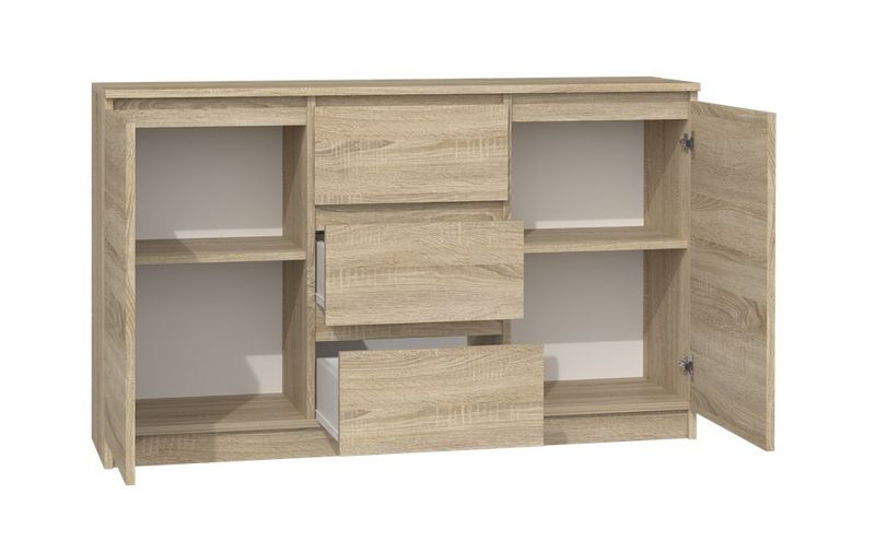 KOMODA 2D3S - DĄB SONOMA zdjęcie 2