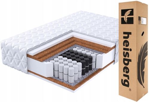 MATERAC 160x200 BIS pocket stref SUPER TWARDY 3X KOKOS H4/H5 23 cm na Arena.pl