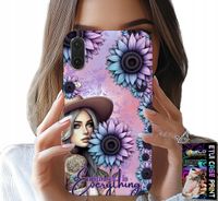 ETUI DO HUAWEI P20 - KOBIETA W SŁONECZNIKACH, KOBIECE WZORY