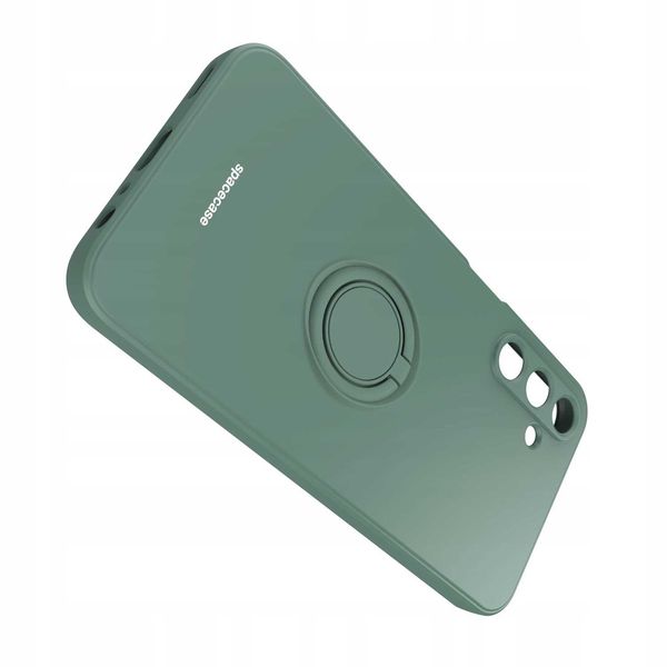 Spacecase Silicone Ring Galaxy A15 4G / 5G Dark Green zdjęcie 6