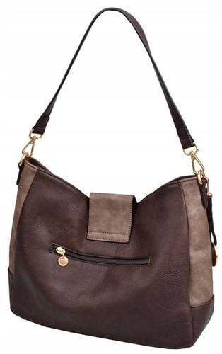 Lulu Castagnette torebka klasyczna na ramię czekolada na Arena.pl