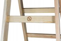 DRABINA DREWNIANA BRAKET STANDARD 124CM BRAKET