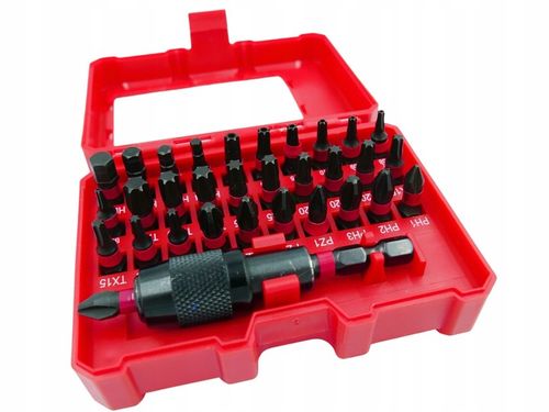 BITY MAGNETYCZNE WKRĘTAKI KOŃCÓWKI UDAROWE ZESTAW 32 EL. - PH PZ TX TXB HEX na Arena.pl