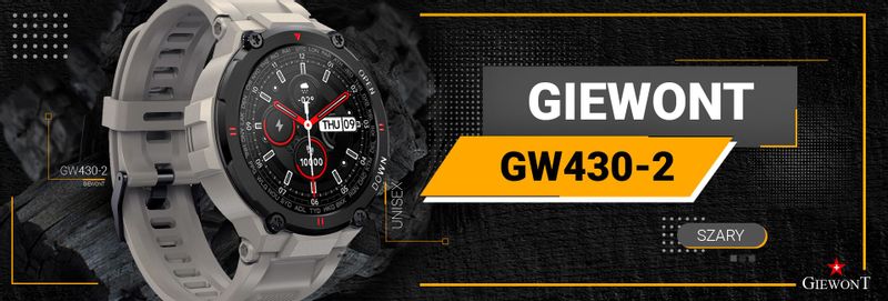 Smartwatch Giewont GW430-2 Szary zdjęcie 8