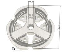 Sprzęgło NAC CS3800 pilarki marketowe NZ298