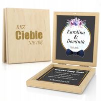 PUDEŁKO z zaproszeniem na ślub dla ŚWIADKA Czy zostaniesz moim świadkiem