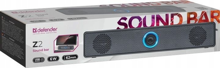 SOUNDBAR Głośniki Komputerowe do Laptopa USB LED zdjęcie 7