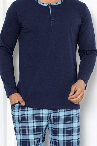 Piżama męska klasyczna na prezent długi rękaw długie spodnie bawełna XL na Arena.pl